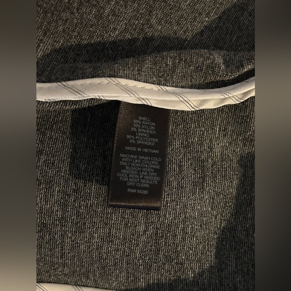 Express Gray with Black Trim Blazer in Size Large - Picture 6 of 8